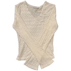 Vintage 90's Era Long Sleeve Lacy Top